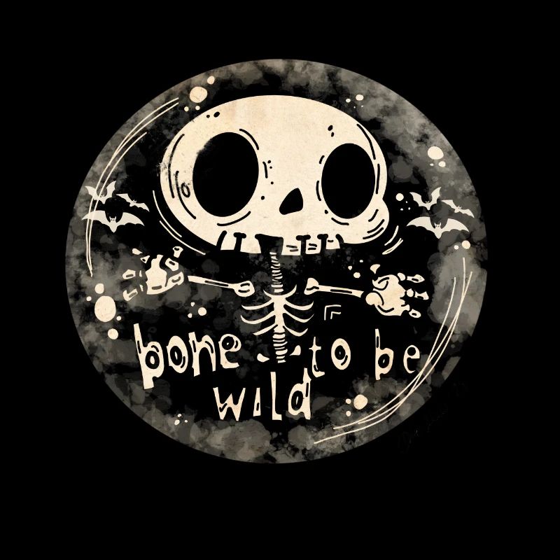 Bone to be Wild// Skull // Bones // Punk // Comic