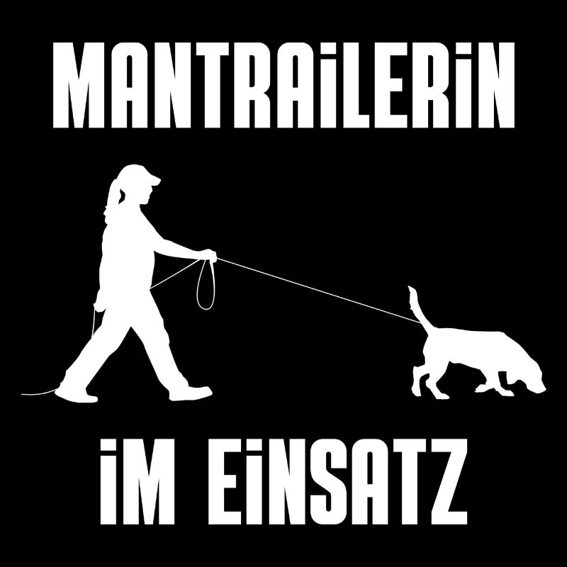 Mantrailerin im Einsatz