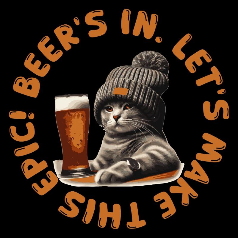 BEER'S IN. LET'S MAKE THIS EPIC