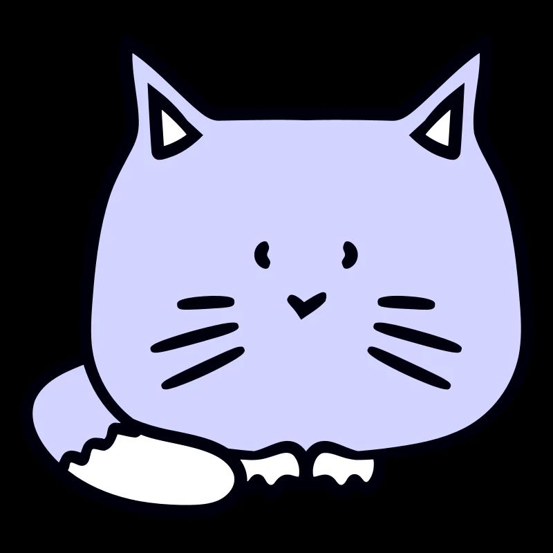 Süße Katze Guckt Glücklich Lächelndes Kätzchen Fun