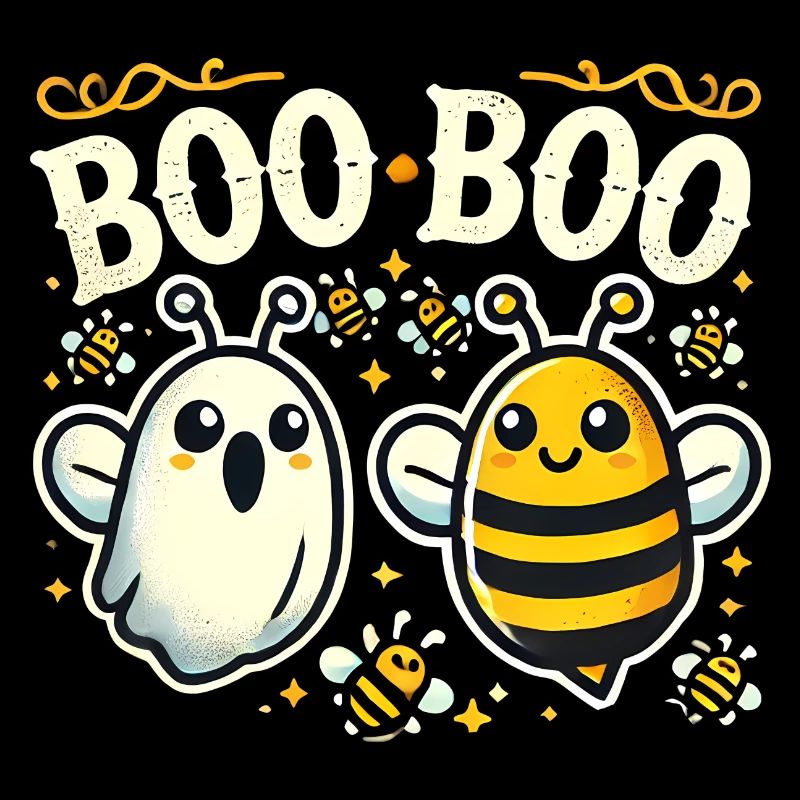 Cute Bee Ghost Halloween