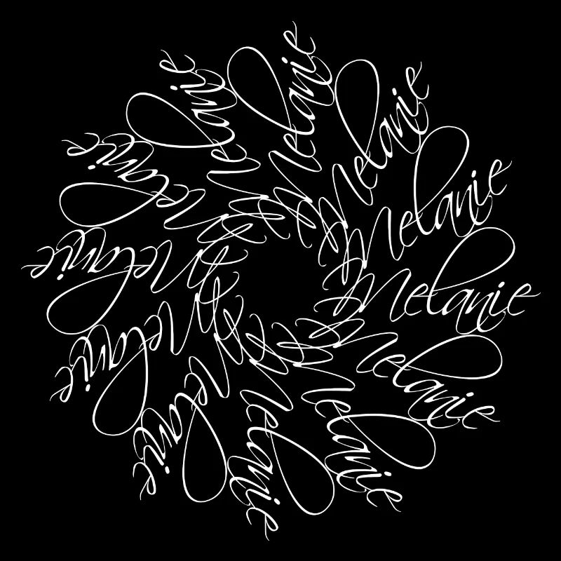 Melanie Name Mandala