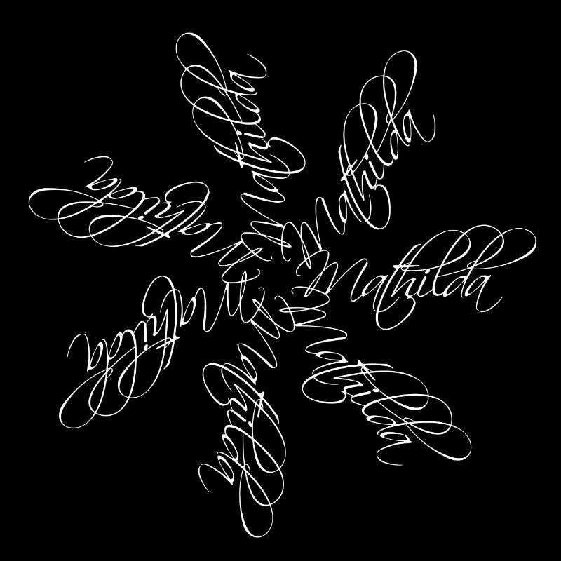 Mathilda Name Mandala