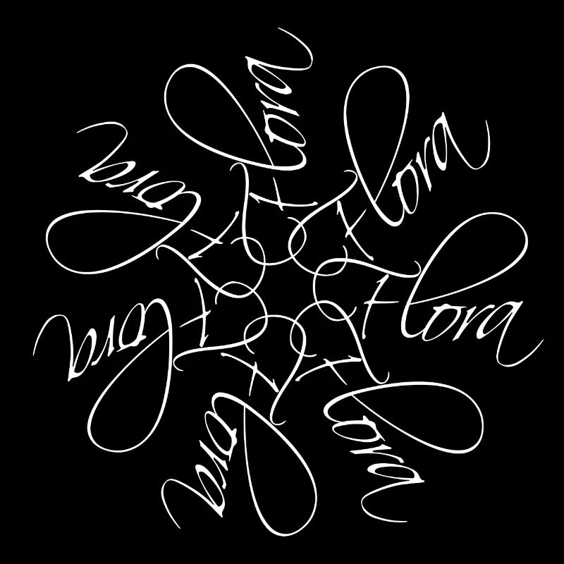 Flora Name Mandala