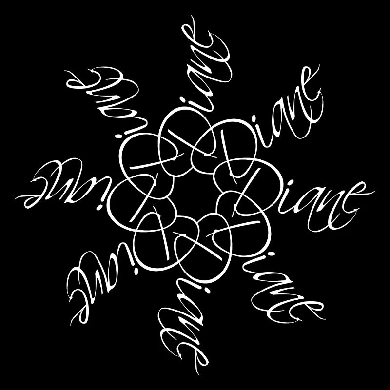 Diane Name Name Mandala