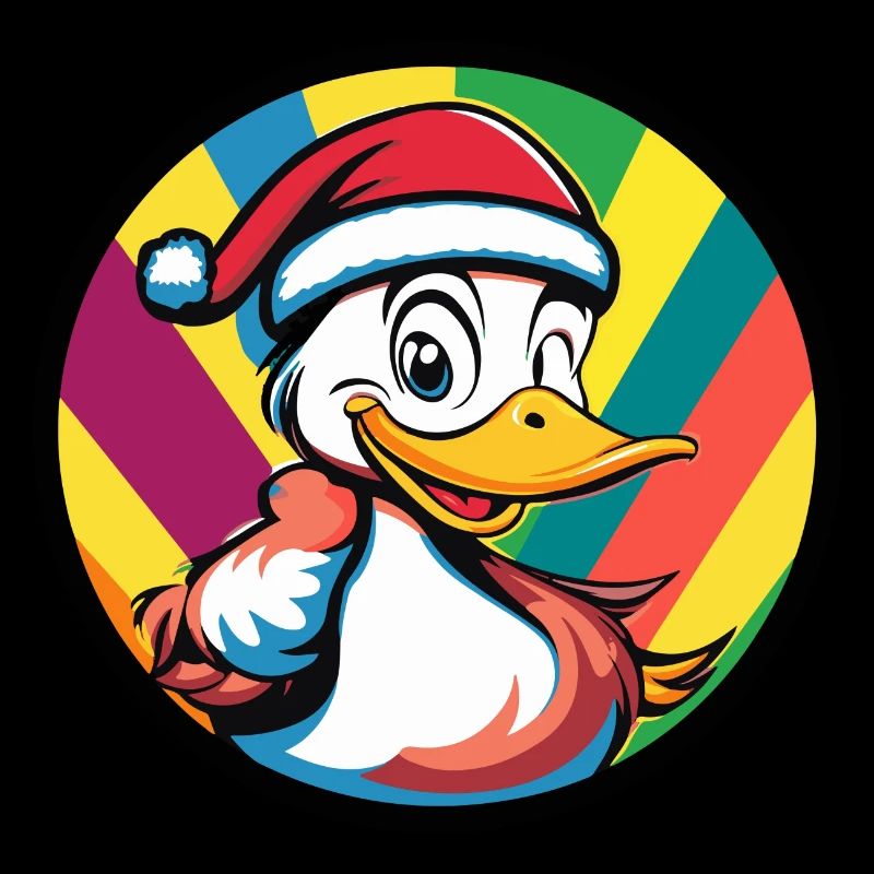 Animal de Noël canard