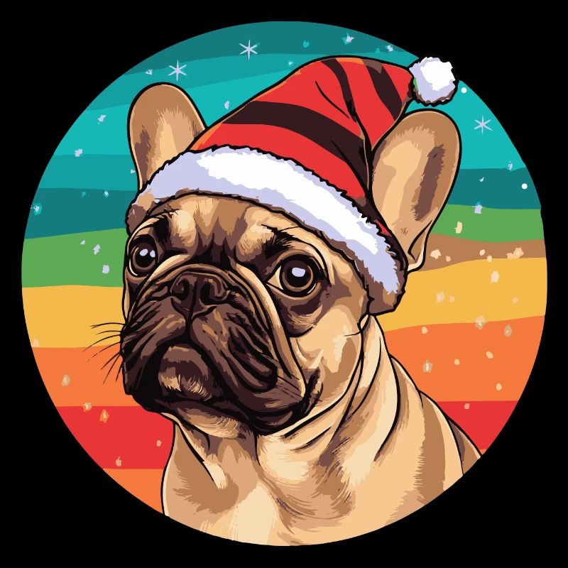 Buldog Français Chien Noël