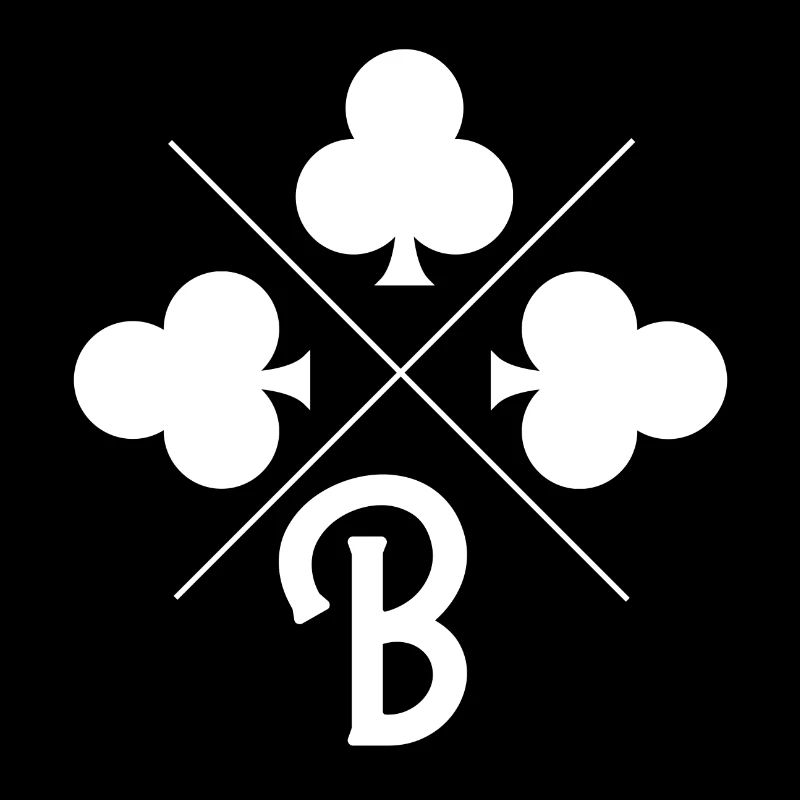 Buchstabe b Glücksklee