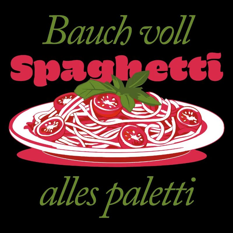 Bauch voll Spaghetti
