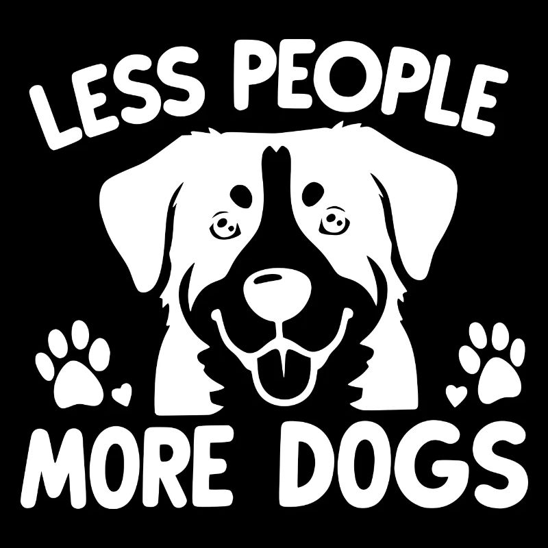 Moins de gens, plus de chiens