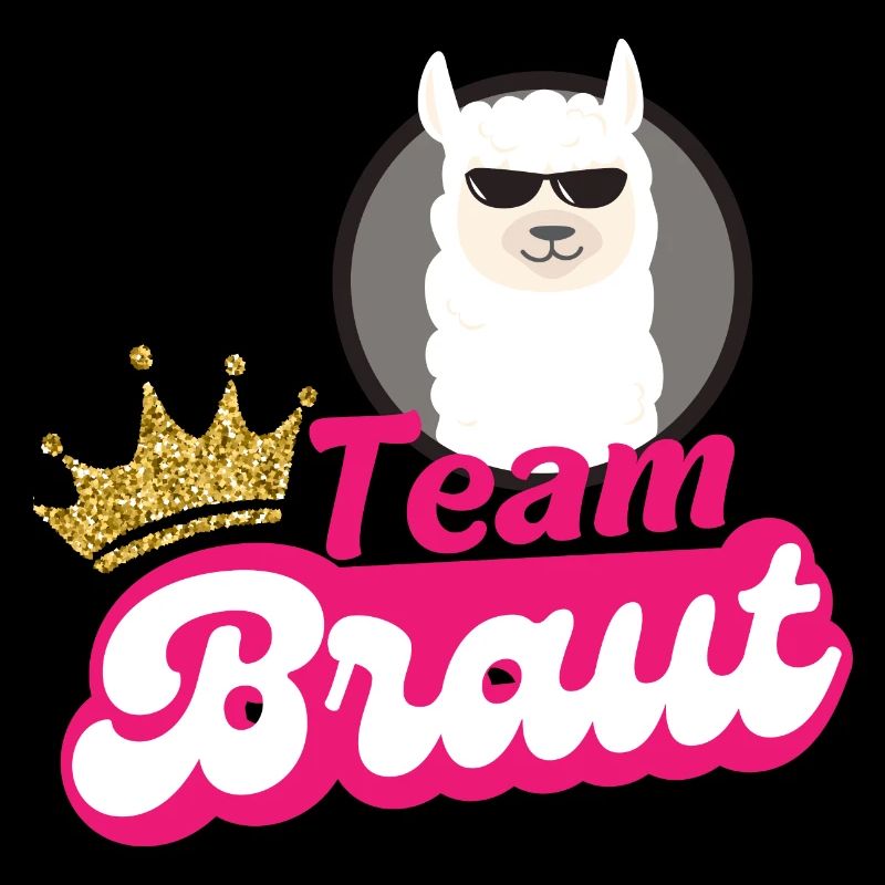 Team Braut Lama Style