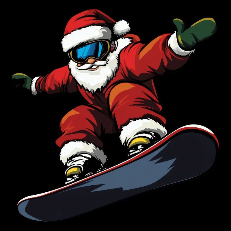 Noël du snowboarder