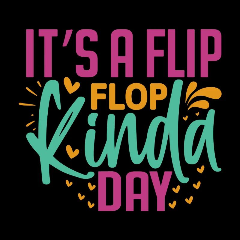 Es ist ein Flip-Flop-Tag