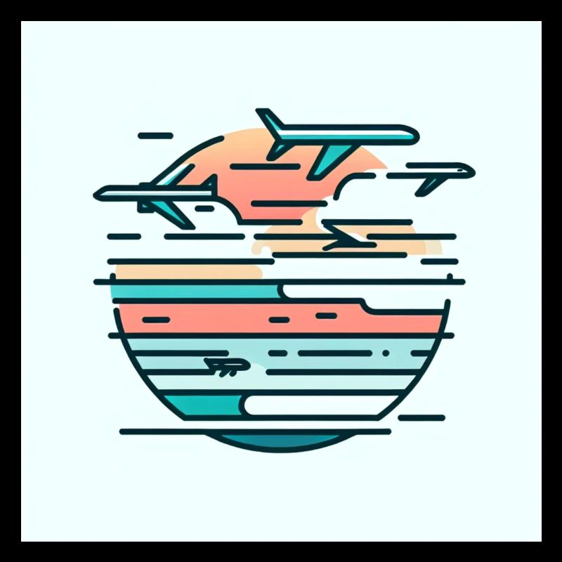 Planes with Striped Designs