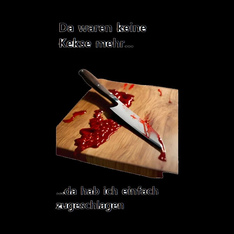 Keksdrama mit Messer