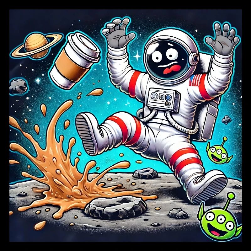 Lustiger Astronaut