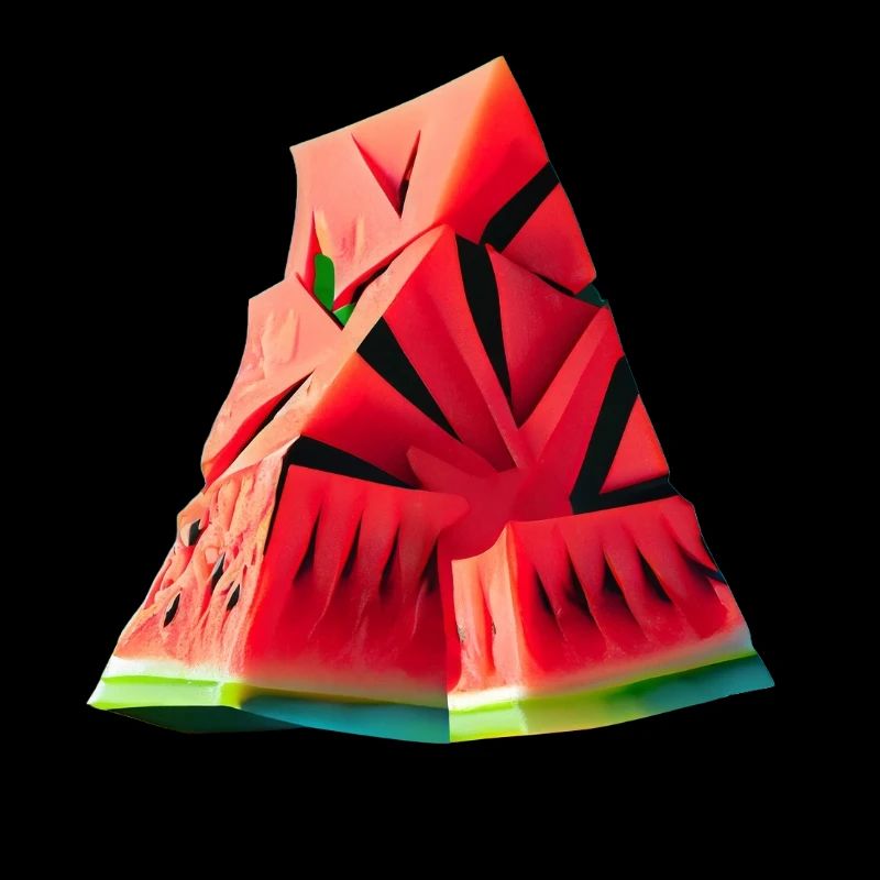 A piece of watermelon