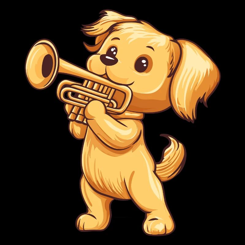 Trompette de danse de chien