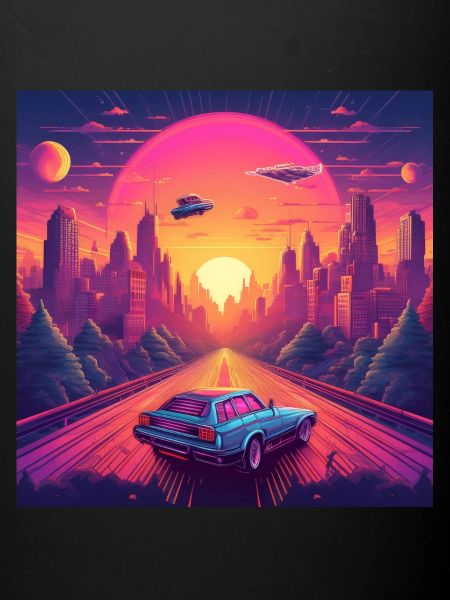 Neon Skyline Drive
