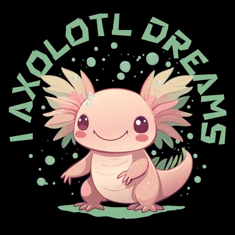 I Axolotl Träume - Wasserwortspiel
