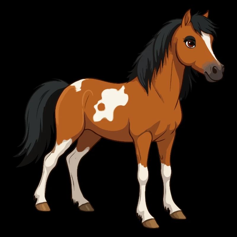 Cheval petit réel