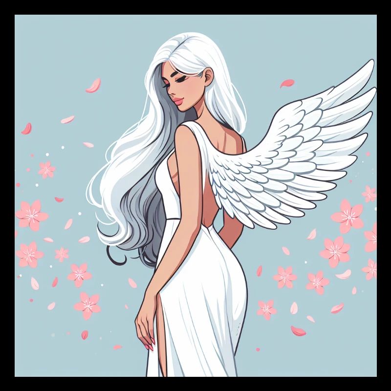 Wunderschöne Engel Frau