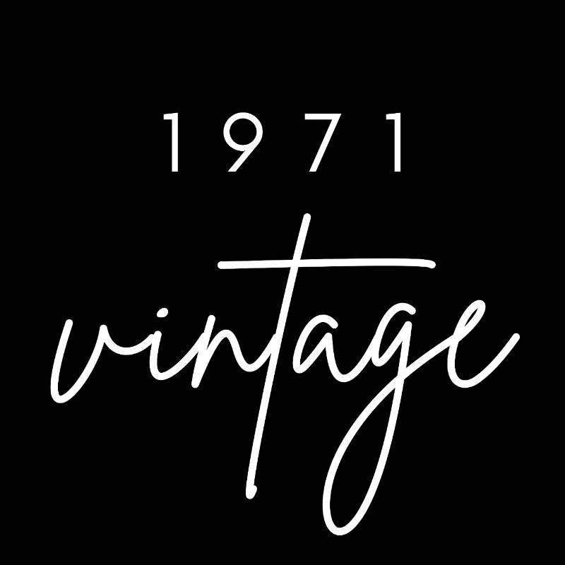 Anniversaire 1971 vintage