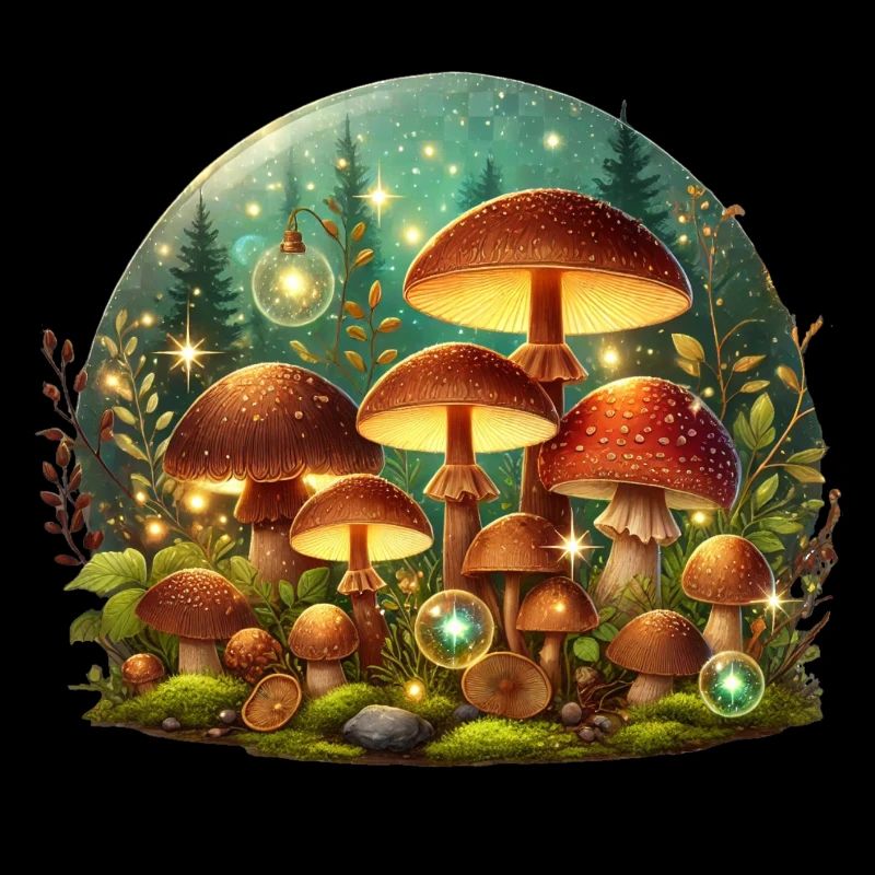 Champignon magique de la forêt