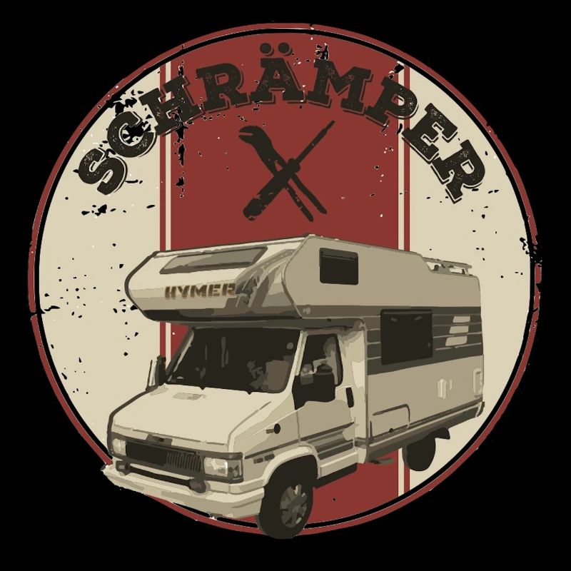 Schrämper rund rot blank