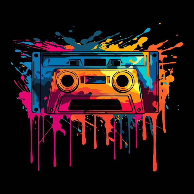 Cassette design rétro