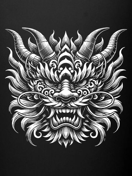 Masque de dragon