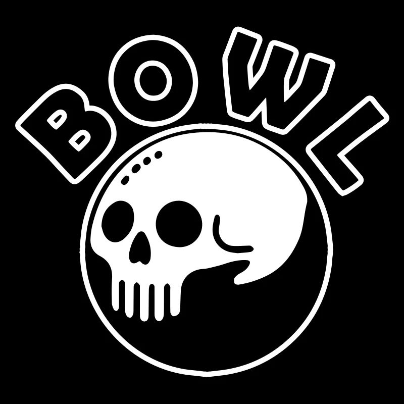 Skull Bowling Ball - Bowl Design