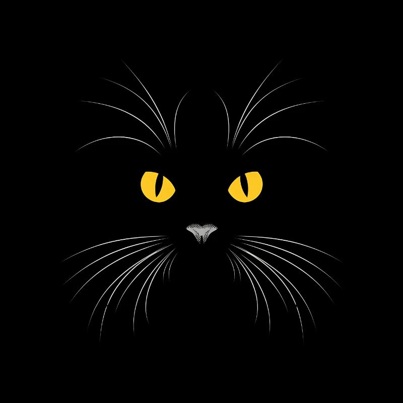 Schwarze Katze