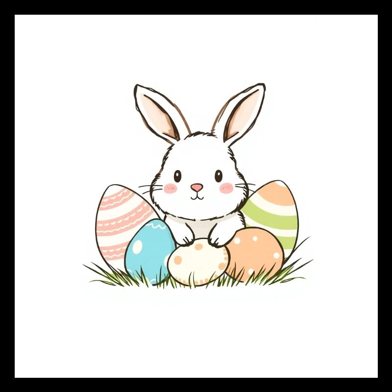 Hase, Ei und Frühling