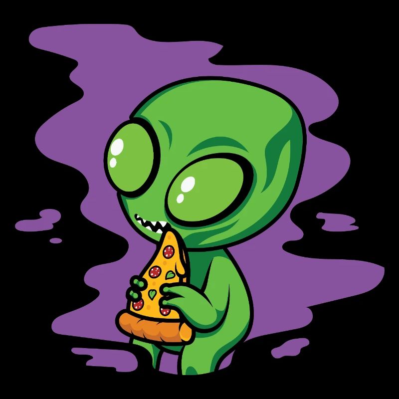 Alien and Pizza - An Intergalactic Delight