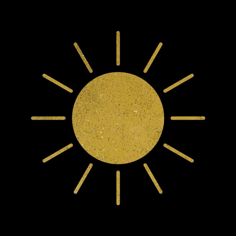 Bright Sun: Minimalist Solar Graphics