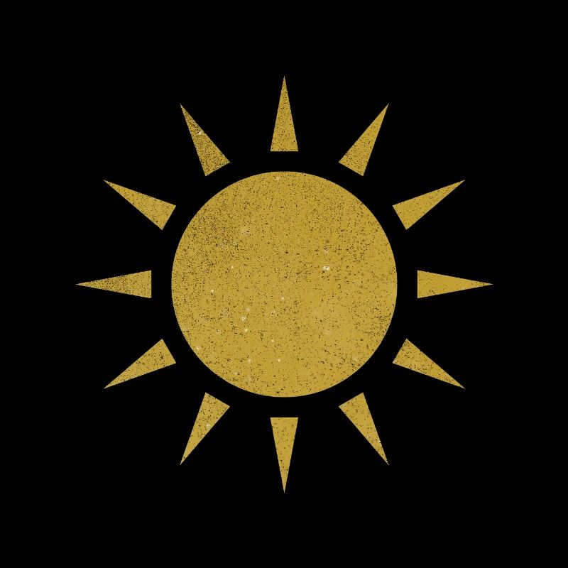 Bright Sun: Minimalist Solar Graphics
