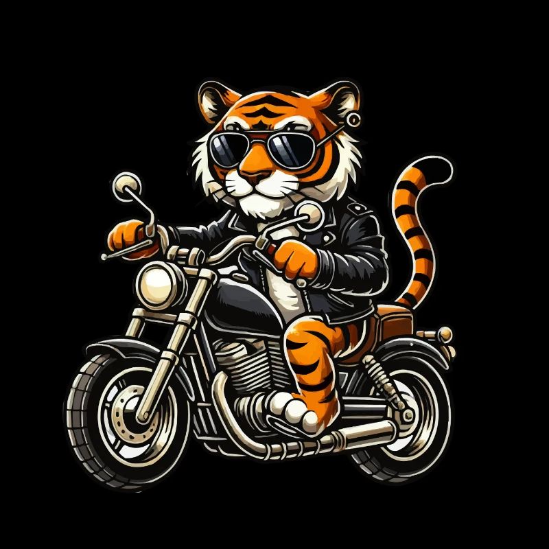 motorrad tiger comic
