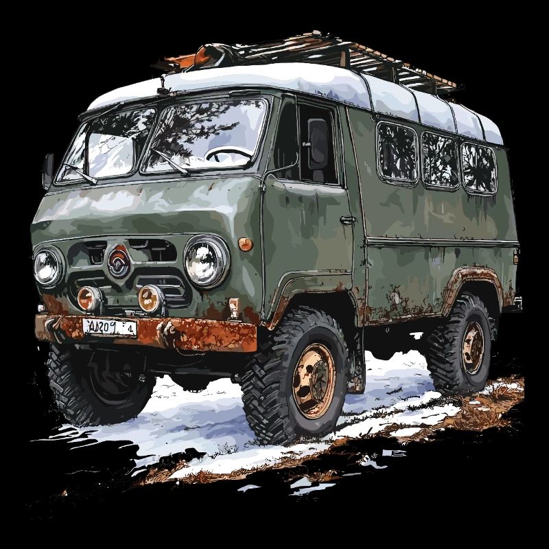 Buchanka Бучанка UAZ Bus Russie Бучанка УАЗ