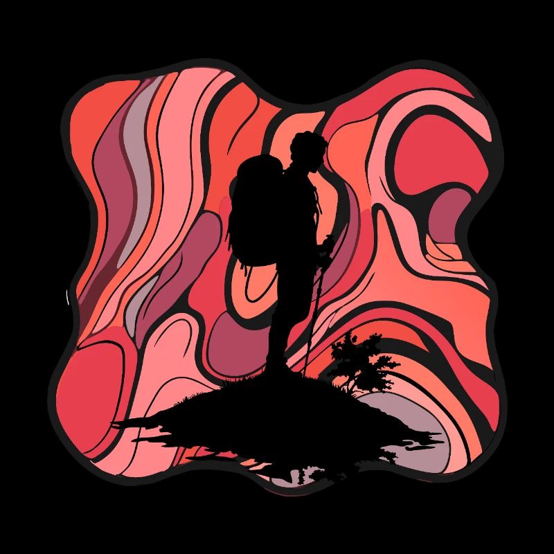 Wanderer Bergsteiger Wandern