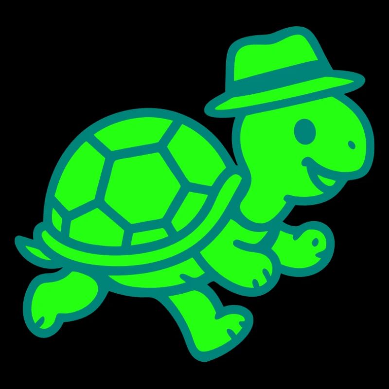 Running turtle design