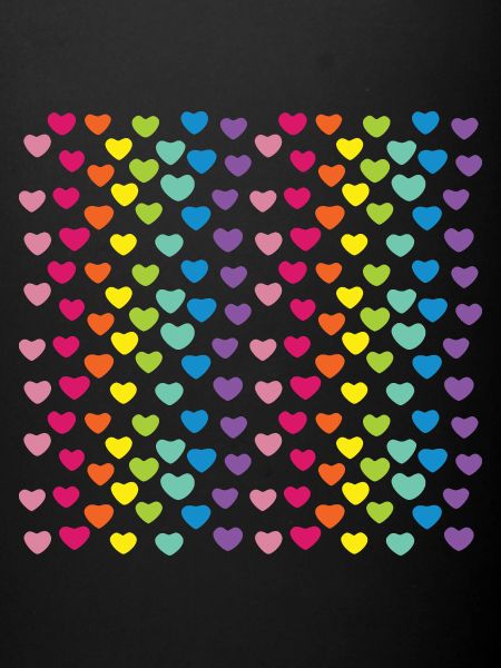 Hearts rainbow