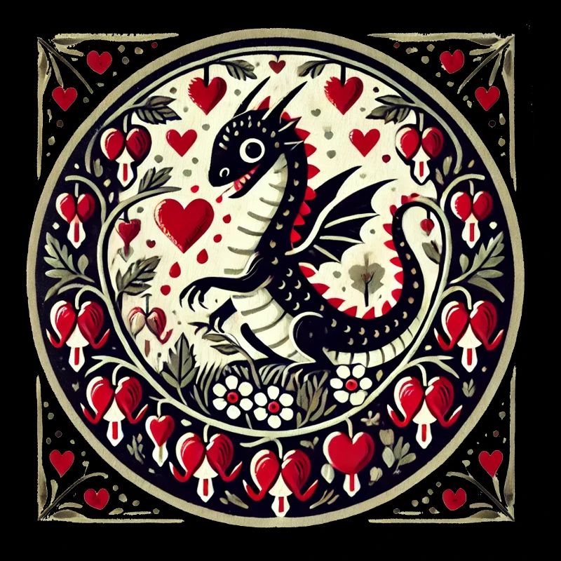Bleeding Hearts Dragon