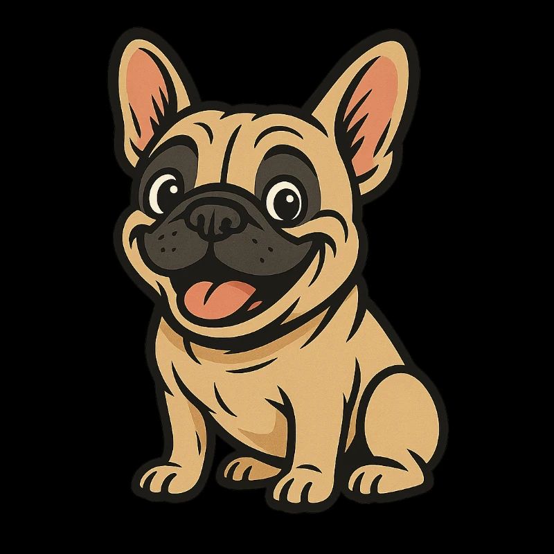 Bouledogue français joyeux