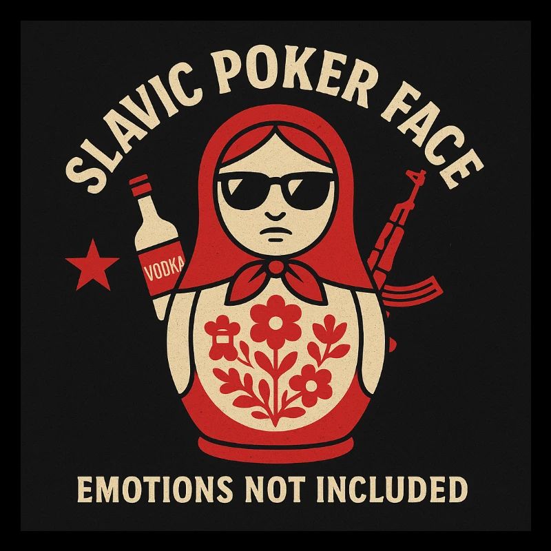Slavic poker face