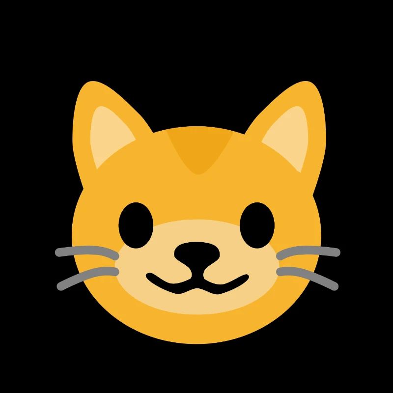 Visage de chat Noir | ~Relations avec NU | Vecteur