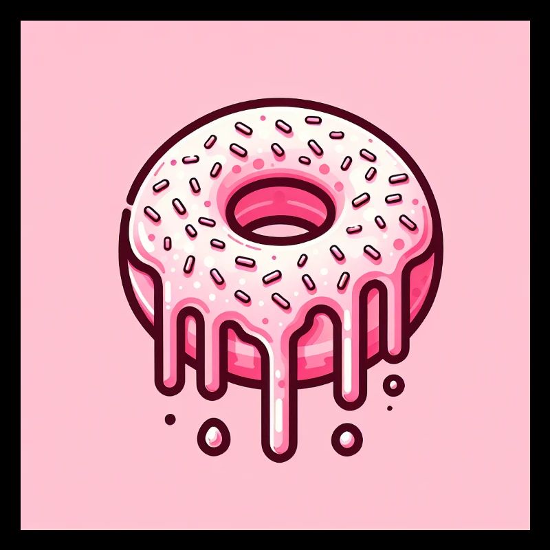 Pinker Donut
