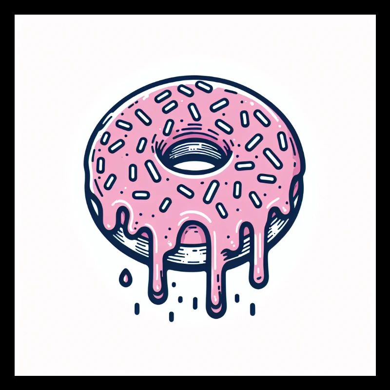 Pinker Donut