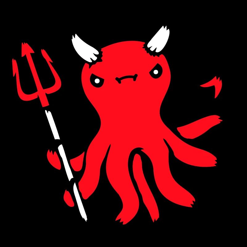 Octopus Devil Hell Satan Evil Purgatory Naughty