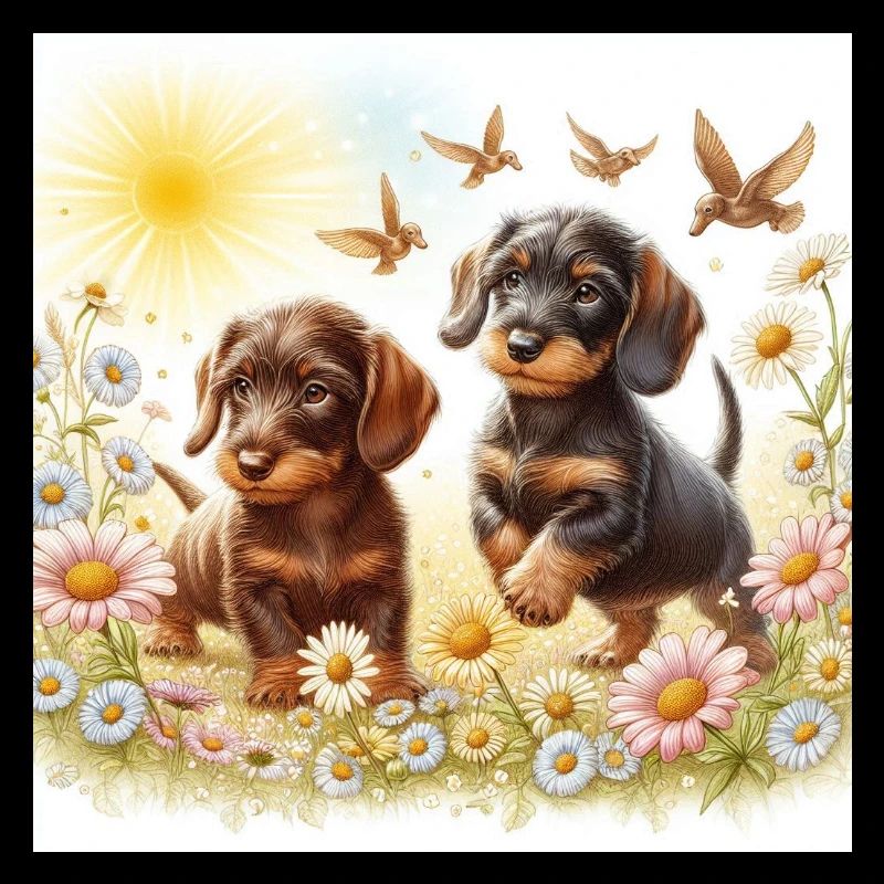 Once upon a time there was a dachshund